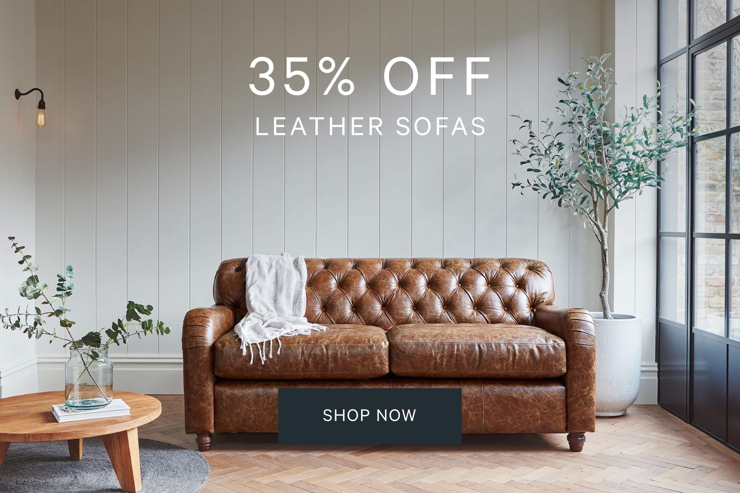 LEATHER SOFAS