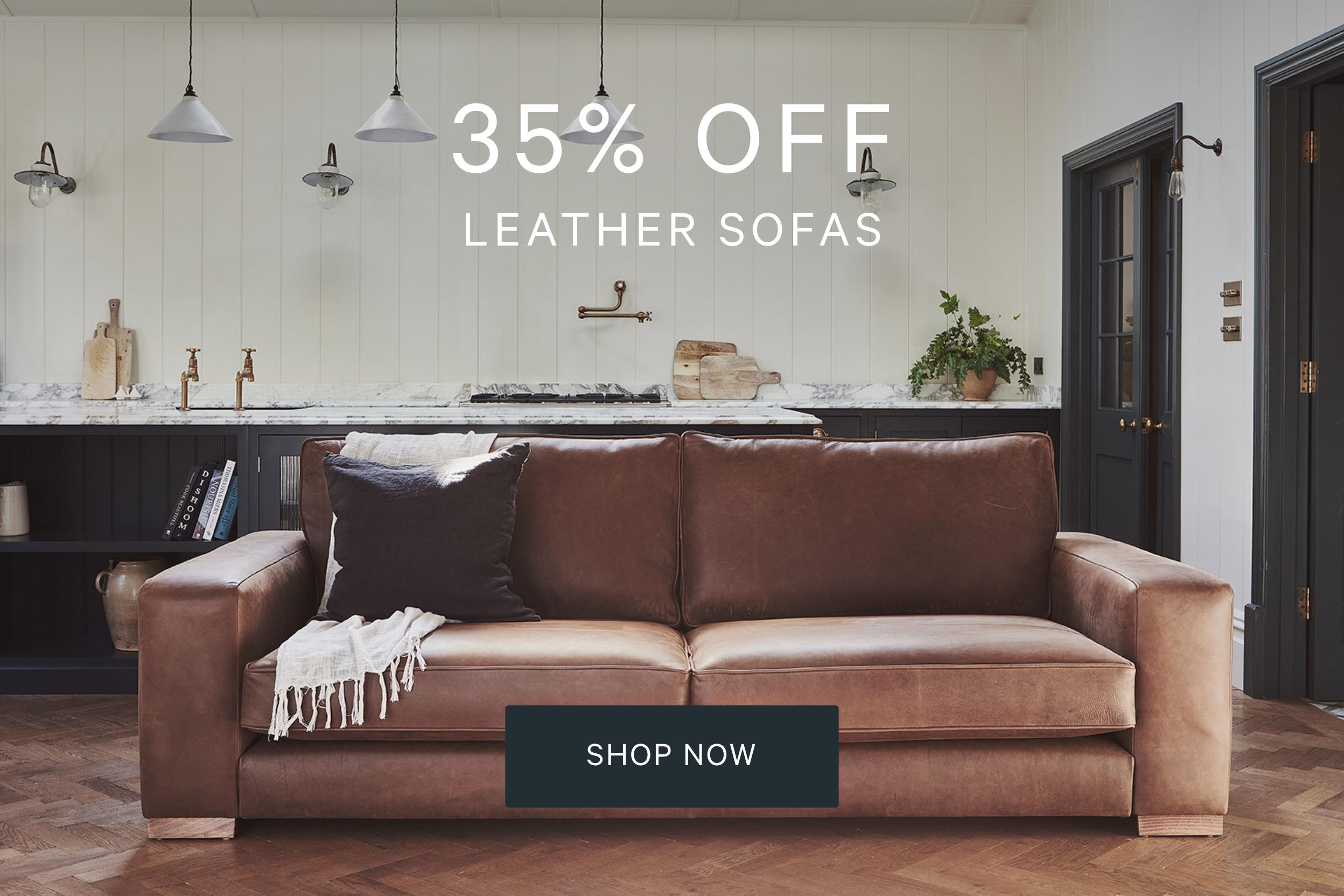 LEATHER SOFAS