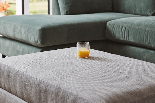 Brighton Corner Sofa with Stain Resistant Herringbone Elk Scatter Cushsion 