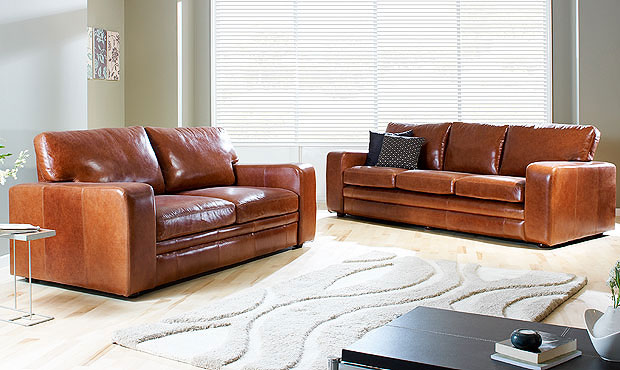 Sloane leather sofa