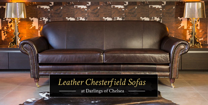 Leather Chesterfield Sofas at Darlings of Chelsea