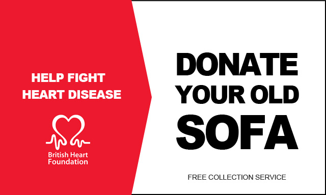 Donate Your Old Sofa to the British Heart Foundation