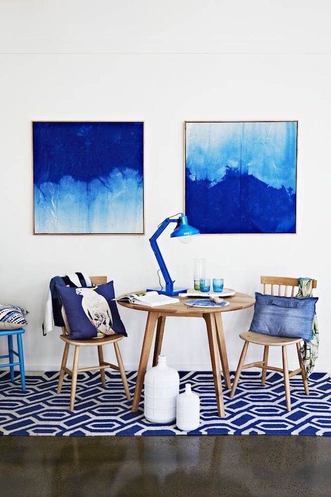 sapphire blue artwork