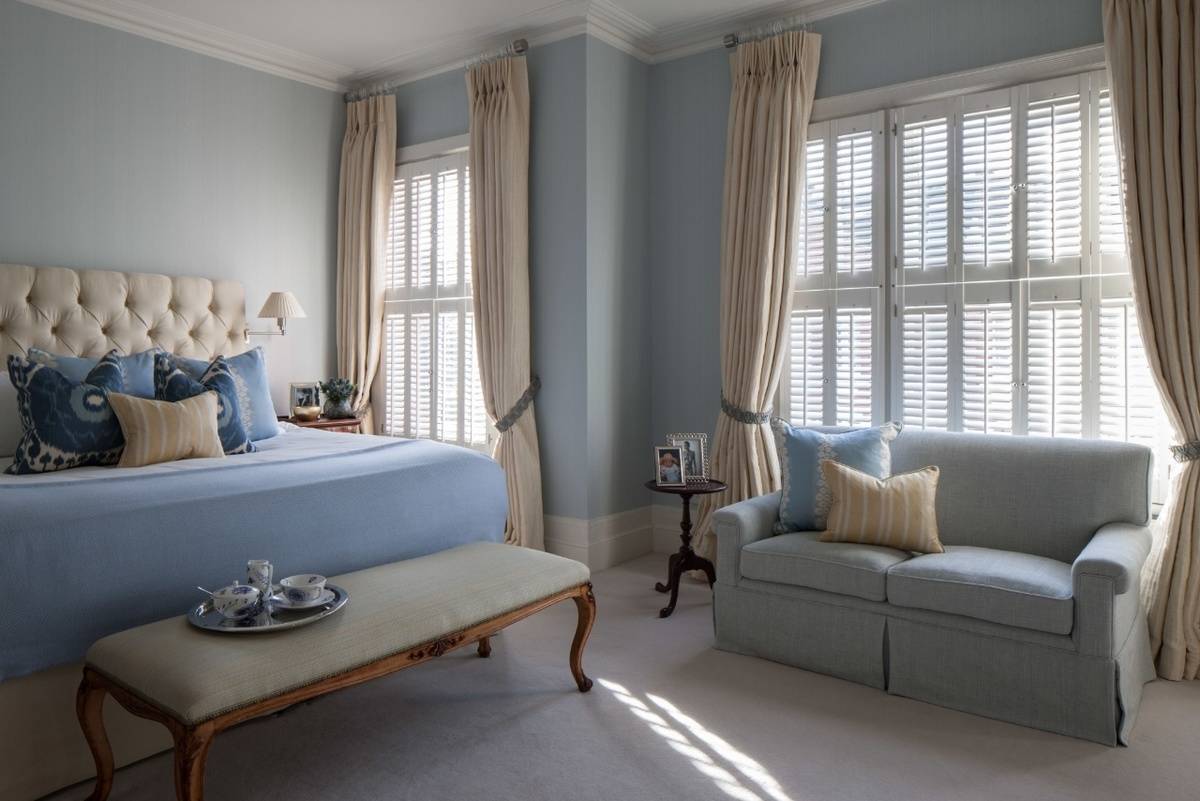 pale blue bedroom