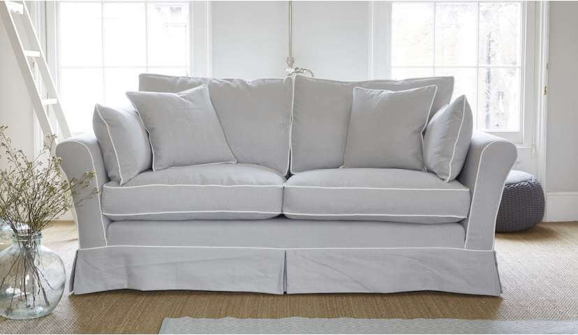 grey loose covers sofa