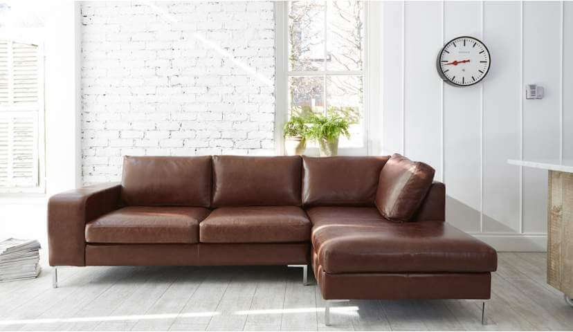 corner leather sofa