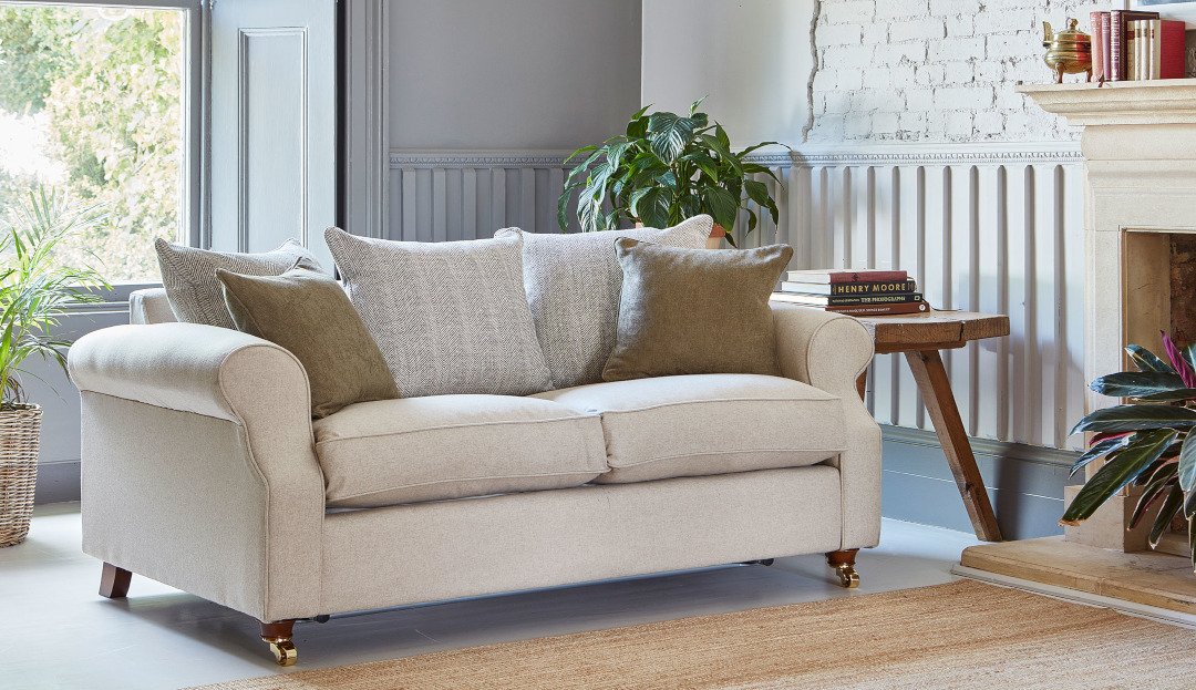 Decorating with a Cream Leather Sofa Darlings of Chelsea