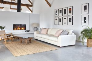 Kingston white sofa